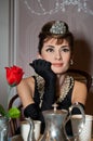 Audrey Hepburn Wax Figure