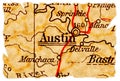 Austin old map