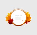Autumn Frame Background