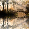 Autumn In Misty Park