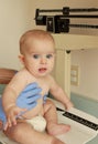 Baby On A Scale In The Doctors...