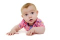 Baby On White Background