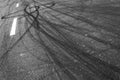 Background With Tire Marks
