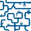 Background Of Water Pipeline