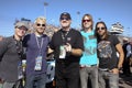 The band, Lifehouse, with WWE Sgt. Slaughter