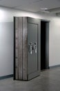 Bank Vault Door. Safe In Stain...