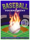 Baseball Tournament Illustration