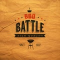 BBQ battle label