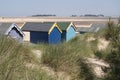 Beach Huts at Wells-next-the-Sea, Norfolk, UK.