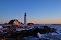 Cape Elizabeth Lighthouse at Sunrise