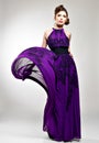 Beautiful Fashion Woman In Vio...