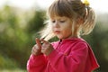 Beautiful Little Girl Playing ...