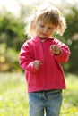 Beautiful Little Girl Playing ...