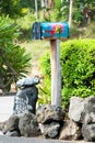 Beautiful retro mailbox on Hawaii