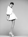 Beautiful Woman With Long Legs...