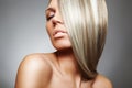 Beautiful Woman Model With Lon...