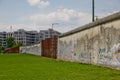 The Berlin Wall Memorial. Part of the wall still standing