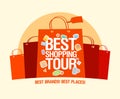 Best shopping tour design template.