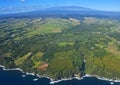 Big Island, Hawaii, an aerial view