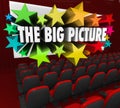 Big Picture Movie Theatre Screen Show Perspective Vision