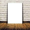 Blank poster as copy space template for your design