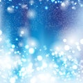 Blue Bokeh Background