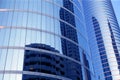 Blue Mirror Glass Facade Skysc...