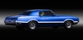 Blue Muscle Car