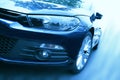 Blue Sports Car