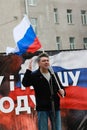 Boris Nemtsov on the peace March in support of Ukraine