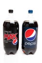 Bottles of Pepsi and Diet Pepsi Max