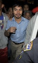 Boxer Manny Pacquiao is seen at LAX .