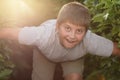 Boy Exploring Nature