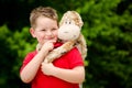 Boy With Stuffed Animal