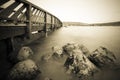 A Bridge By A Lake