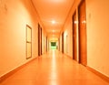 Brightly lit corridor Royalty Free Stock Photography