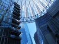 Buildings play at the sony center, Berlin