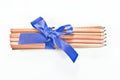 Bundle Of Pencils On White Bac...