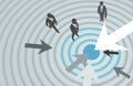 Business People Arrows Target ...