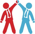 Business People Celebrate Deal...