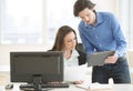 Business People Discussing Ove...