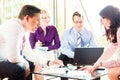 Business People Having Meeting...