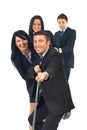 Business Team Of People Effort