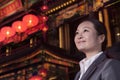 Businesswomen With Chinese Arc...