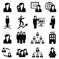 Businesswomen and teamwork woman leader Stock Image