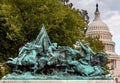 Calvary Charge US Grant Statue Civil War Memorial Capitol Hill W