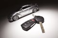 Car Key And Sports Car