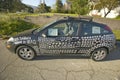 Car with pictures of dead US soldiers