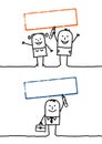 Cartoon People & Blank Stamp 4