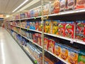 Cereal Aisle Fred Meyer Springfield, OR